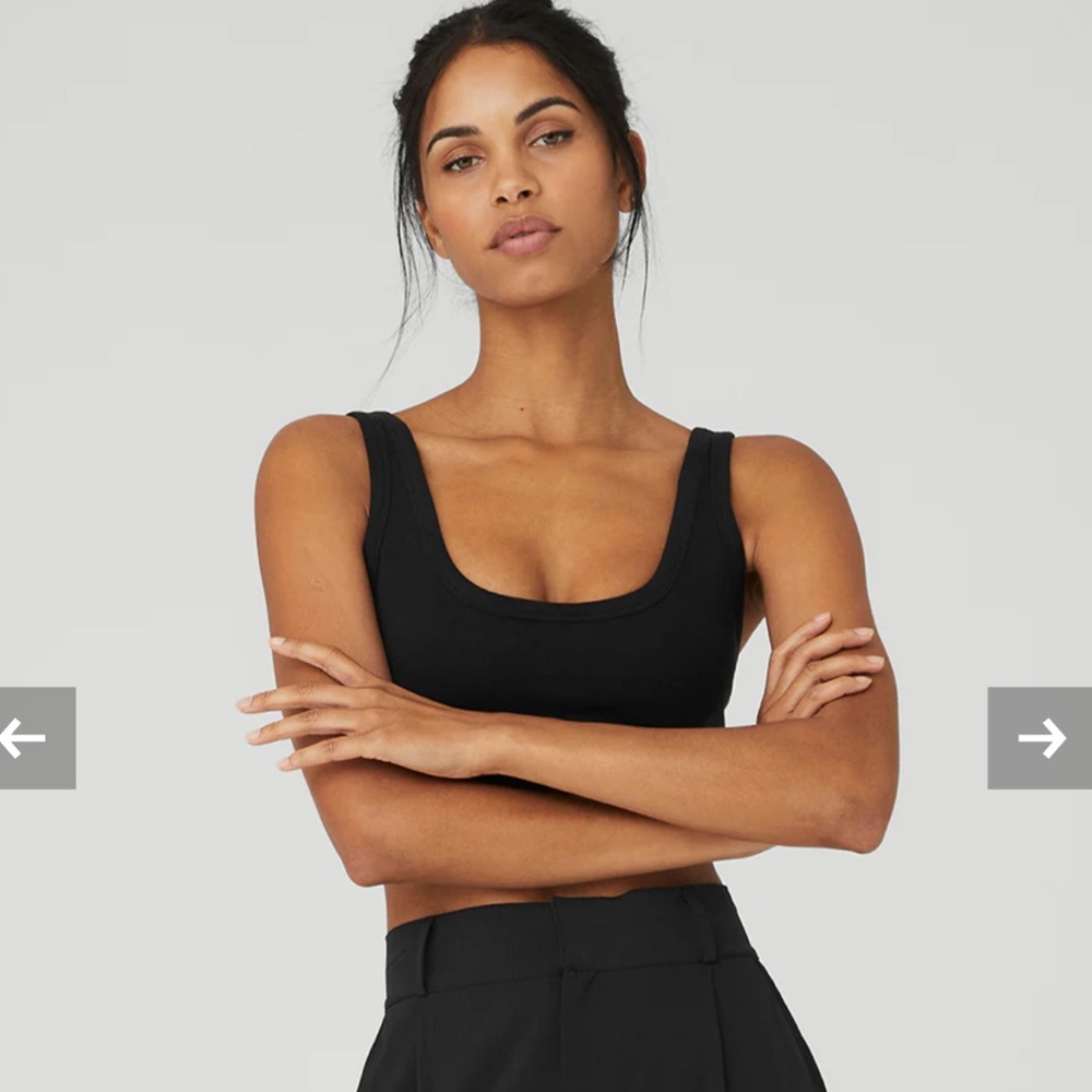 ALO Seamless Chosen Bra Black Small